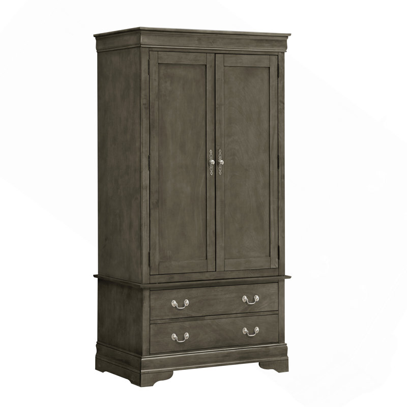Armoire Louis Phillipe G3105-A, gris, Gris