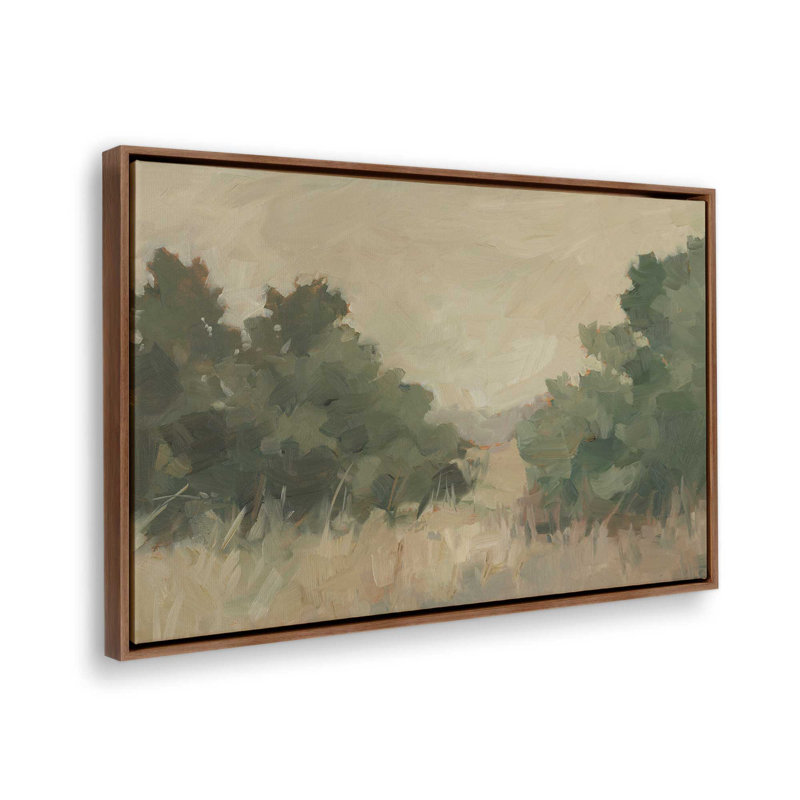 «Hillside Harvest II» par Ethan Harper, reproduction d'art sur toile, H 12 po x l 16 po, Cadre flottant sans passe-partout