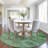 Machine Washable Indoor/Outdoor Xhevrie Emerald Rug-1975090119