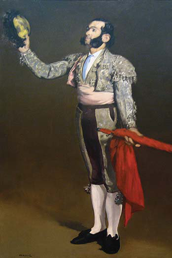 Le matador par edouard manet-impression, H 42 po x l 28 po x P 1,5 po