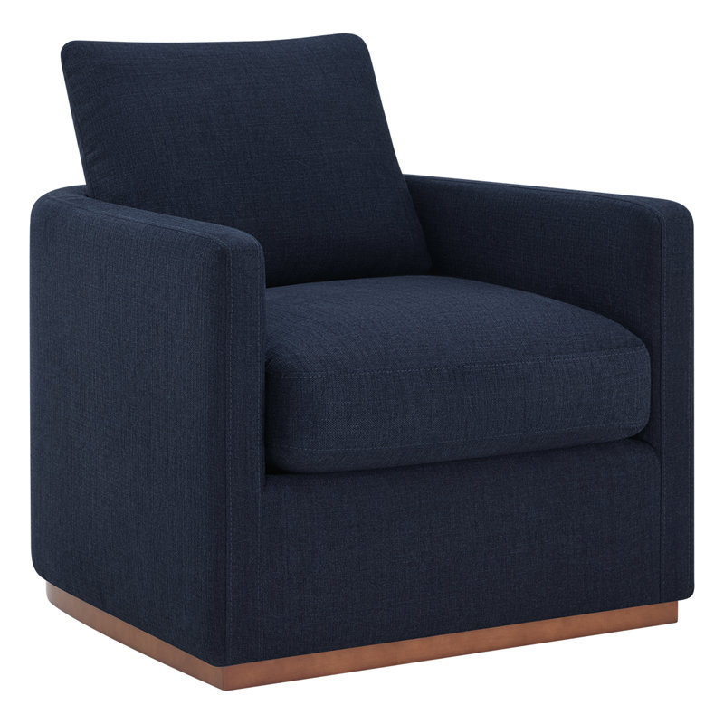 Chaise d'appoint pivotante Foster (ensemble de 2), Polyester beige
