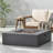 No Assembly Fire Table - 50,000 Outdoor, Dark Greyish Appearance Fireplace Outdoor Tank, Grey