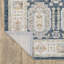 Tapis bleu marine / ivoire Goulart-1829720465