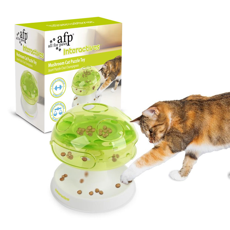 Mangeoire interactive pour chat et jouet à alimentation lente