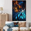 "Mosaïque fractale bleue et jaune III"-367017721-404589491