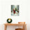 Art mural sur toile Santa Deer Snow