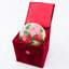 Ornement boule de verre peint à la main discarded roses