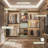 66"-100"Closet System With 2 Wooden Drawers And 5 Hang Rods-572550550
