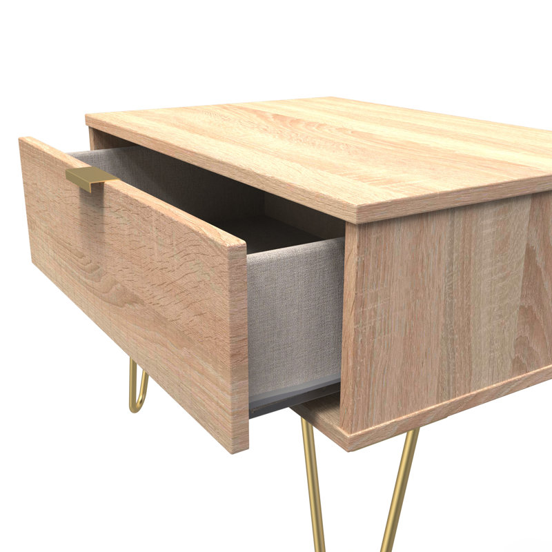Beranda 1 Drawer Midi Chest (Ready Assembled), Bardolino Oak
