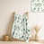 Beige/Green Geometric Shapes