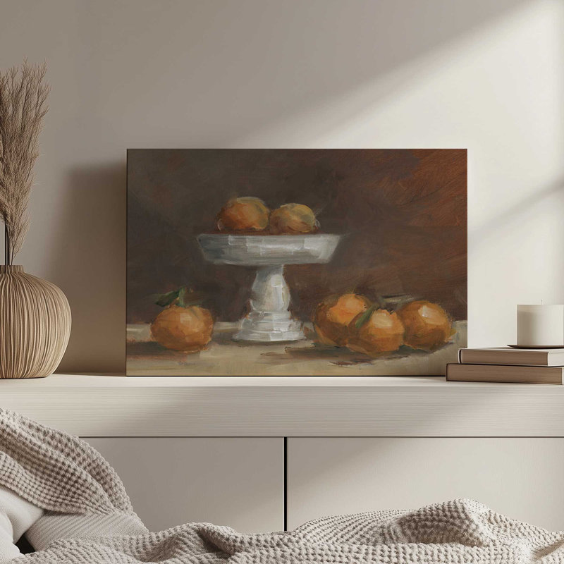 «Fruit and Pottery I» par Ethan Harper, reproduction d'art sur toile, H 24 po x l 32 po