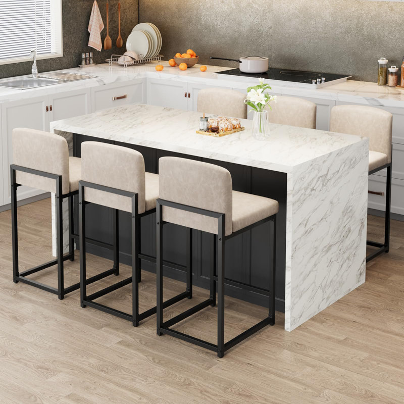 Counter Stool, 4, White