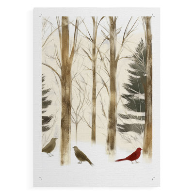 Art des Fêtes de Noël CCLxxxviii - impression sur toile seulement - non encadrée