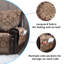 Fauteuil inclinable avec housses antidérapantes et larges pour fauteuil inclinable en cuir, fauteuil inclinable électrique brun