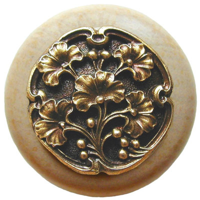 Poignée champignon 1,5 po de diamètre Leaves