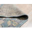 Blue Hand-Knotted Wool Floral Symmetry Geometric Modern Contemporary Carpet Rug-502212512
