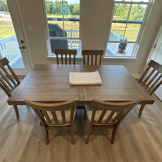 Osbourne 6 - Person Extendable Double Pedestal Dining Set - Beige