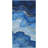 Quick Dry Microfiber Abstract Blue Marble Beach Towel, 60 x 80 in