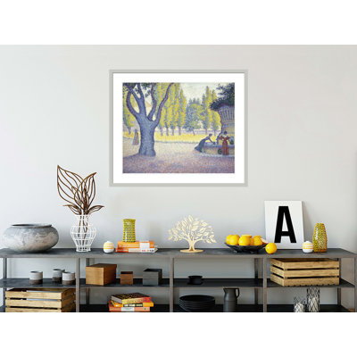 The Fountain des Lices in St. Tropez by Paul Signac - Framed Giclee Print