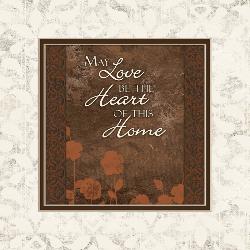 Heart Of This Home 2 - Wrapped Canvas Print, 76cm H x 76cm W x 3.8cm D