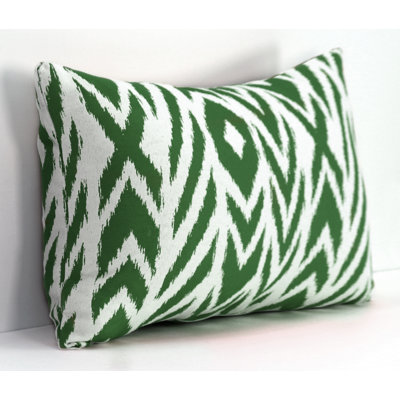 Pacifica Lumbar Ikat Outdoor Throw Pillow