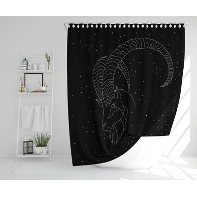 Jamalle Polyester Shower Curtain Set