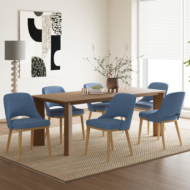 Chaises de salle à manger 19,5 po, Bleu
