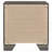 Brown Oak 2-Drawer Nightstand