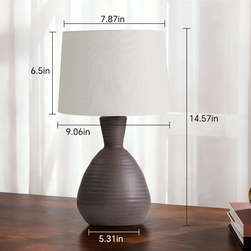 14.56" Ceramic Table Lamp