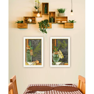 «Dill & Parsley», art mural encadré pour le salon, impression murale pour la décoration intérieure, art mural de chambre à coucher par Ed Wargo