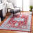 Aurich 851 Area Rug In Red / Beige-422008882