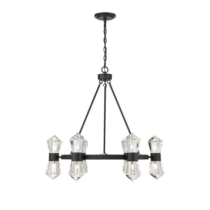 Lustre 12 lumières Baesel en noir mat