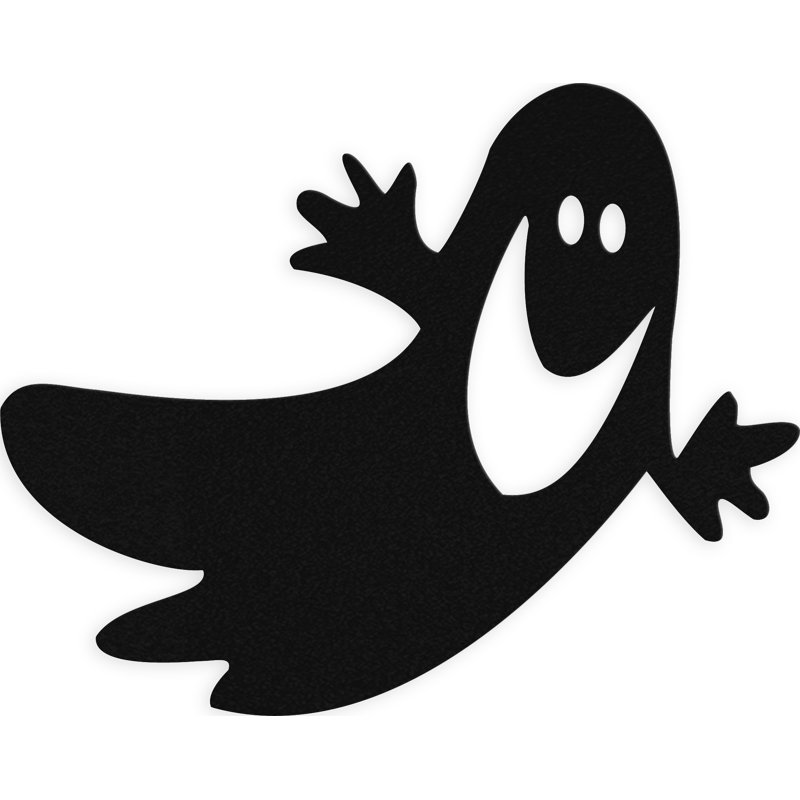 Flying Ghost Wall Décor, 16" H x 20" W x 0.06" D
