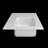42'' W x 22'' D Solid Surface Vanity Top Rectangular White Vanity Sink Countertop with Left Drain Pre-drilled Faucet Hole
