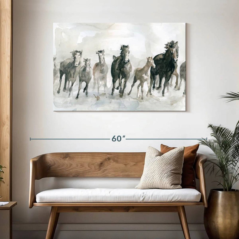 Running Wild Illustration, 30" H x 45" W