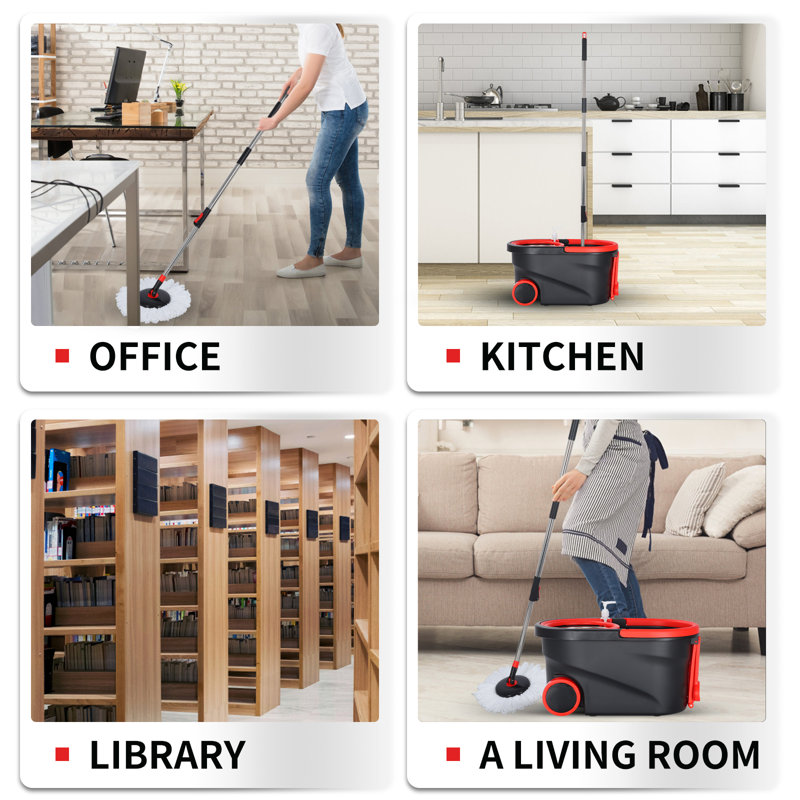 Seau à vadrouille avec essoreuse