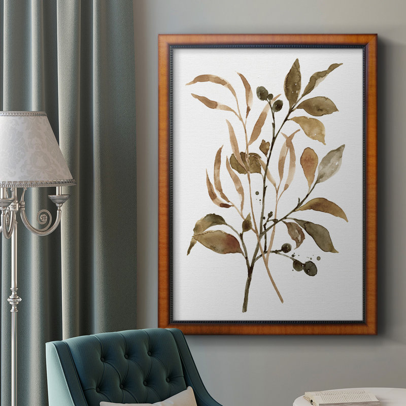 «Preserve Autumn Leaves I», toile encadrée de qualité supérieure - prête à être accrochée, H 20 po x l 16 po x P 2,5 po