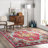 Juliemarie Vintage Bohemian Power Loom Performance Pink Rug-807109103