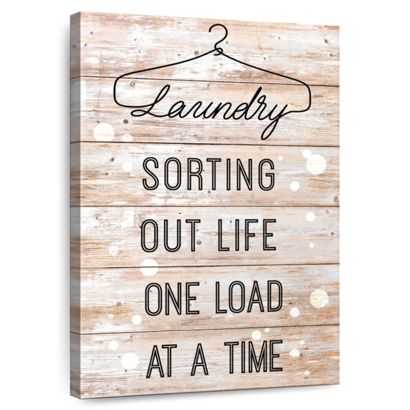Kema Laundry Quote, 24" H x 16" W