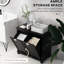 Armoire à linge double inclinable pour salle de bain. 2 pour le rangement des toilettes, armoire de plancher noire. Espace de rangement généreux pour les serviettes. Séparé et foncé. Fabriqué à l'eau. Fonction de surmatelas. Fixation murale. L 30 po x