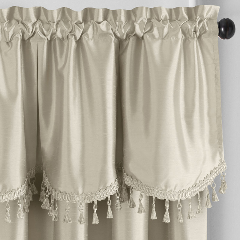 Jupe de fenêtre 48 po Mullan, Taupe