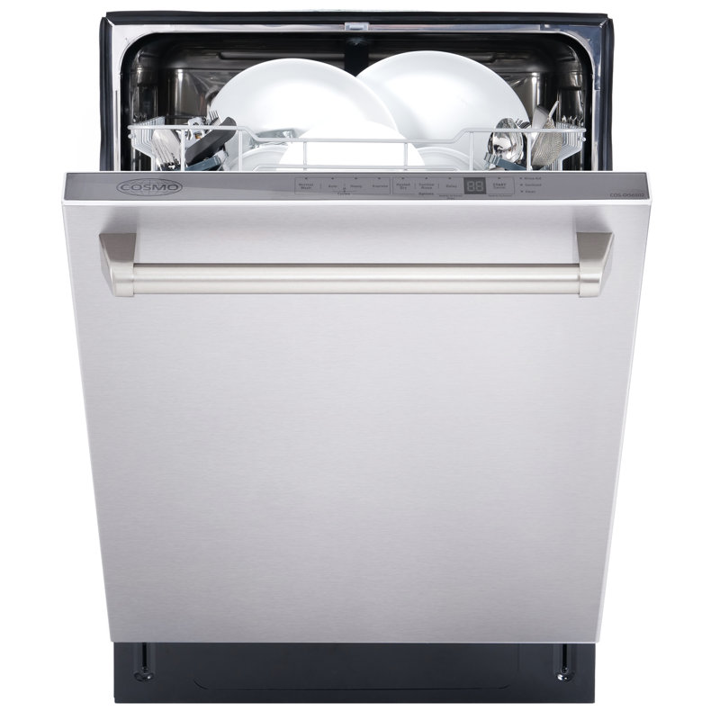 Ensemble de cuisine 3 pièces avec lave-vaisselle et réfrigérateur à gaz 24 po Cosmo, Hotte de cuisine pour îlot