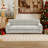 Soft And Comfortable Pet Sofa With Backrest And Armrests, Featuring A Modern Rectangular Design Suitable For Big-Sized Dogs.