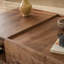 Table basse en bois de noyer massif