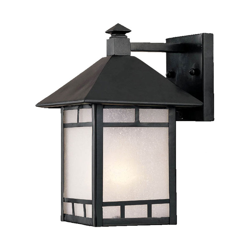 Erving LED Wall Light, Matte Black, 10.5" H x 7" W x 8.5" D