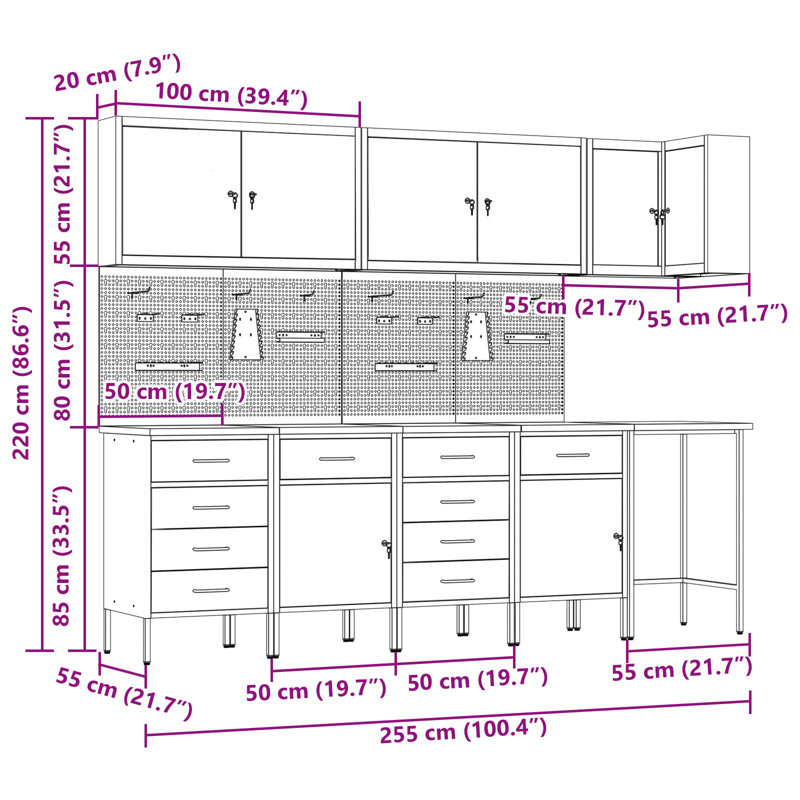 Industrial Work Cabinet