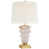 Alabaster/Hand-Rubbed Antique Brass