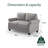 Scotia Upholstered 59'' Loveseat-820593945