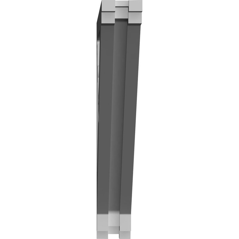 Corbeau en PVC de qualité architecturale Artisan, H 12 po x l 12 po x P 1,875 po
