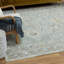 Tapis bleu en polyester Windermere Karastan-1819920440